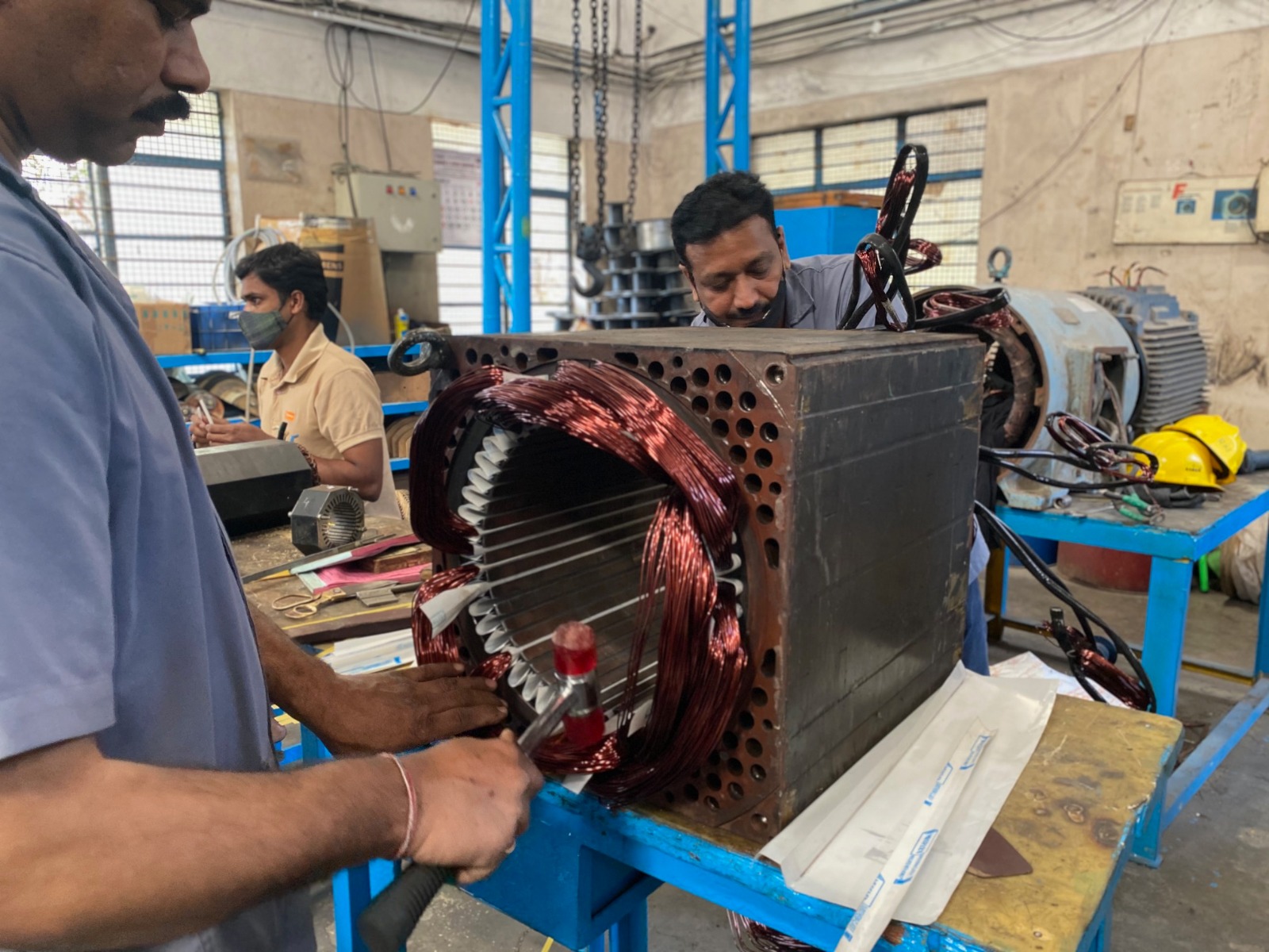 Stator Rewinding & Encapsulation